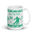 Nordic Skier Personalized Knitting Mug